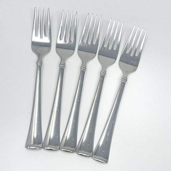 JA Henckels Zwilling ANGELICO 18/10 Stainless 7” Salad Forks Set Of 5 - Picture 1 of 6